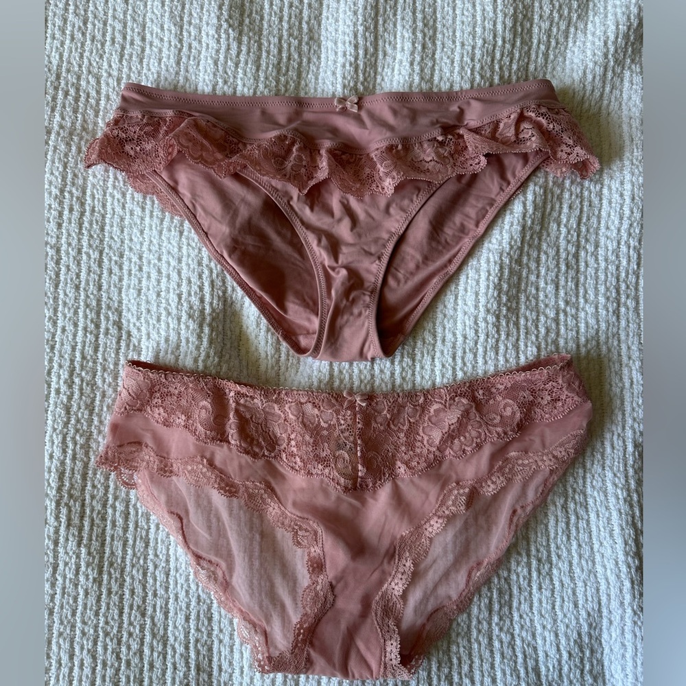Victoria’s Secret pale pink panties (see additional matching items for sale)